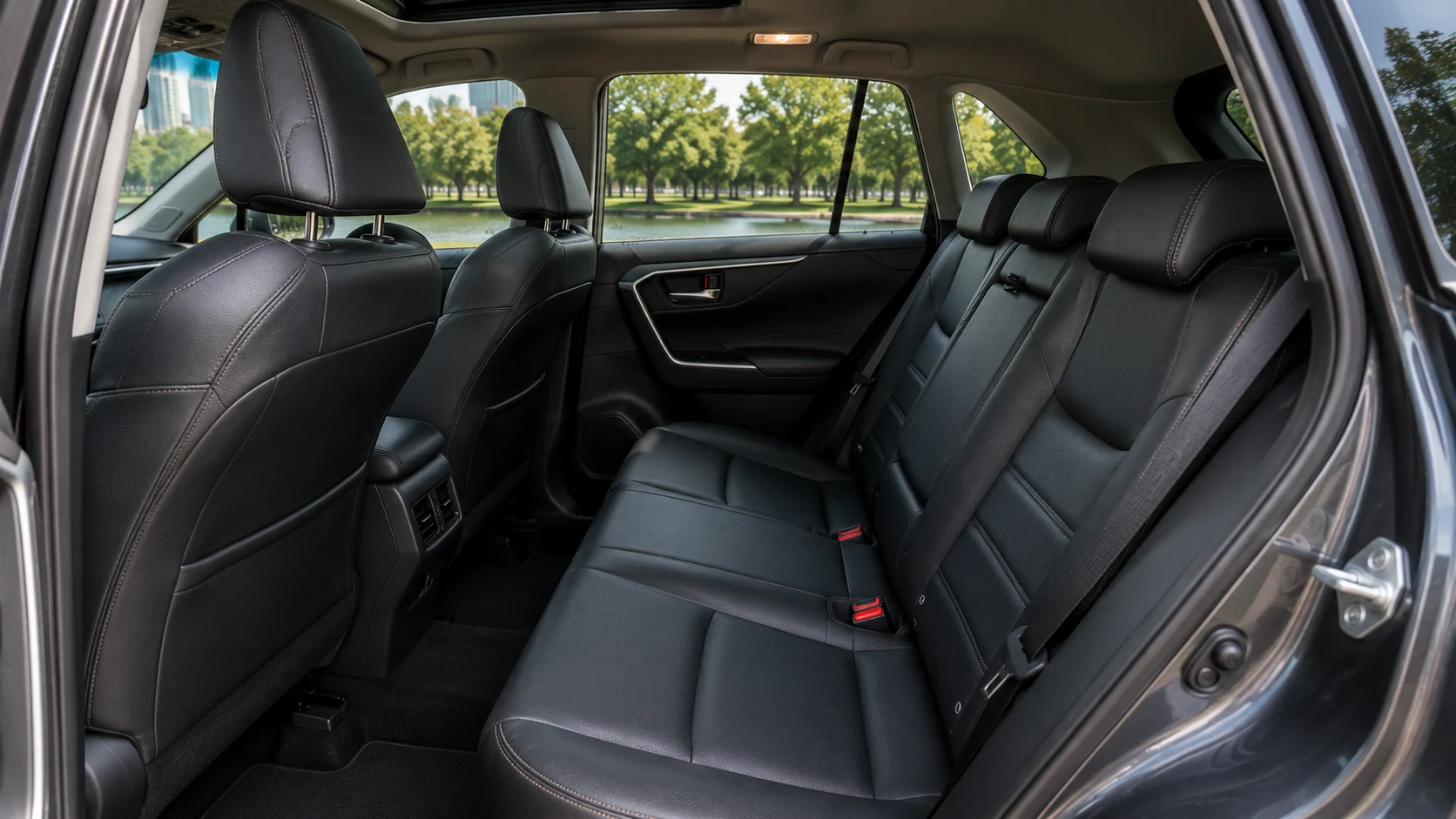 Toyota RAV4 rear passenger seating