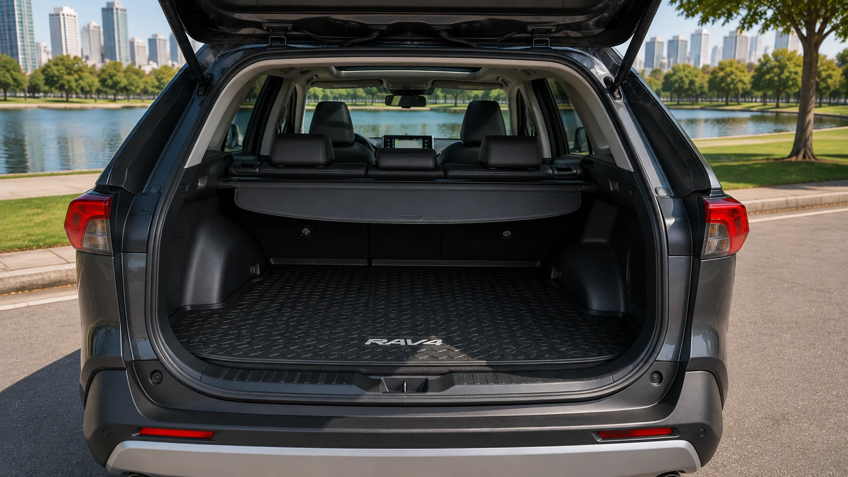 Toyota RAV4 luggage compartment and trunk space