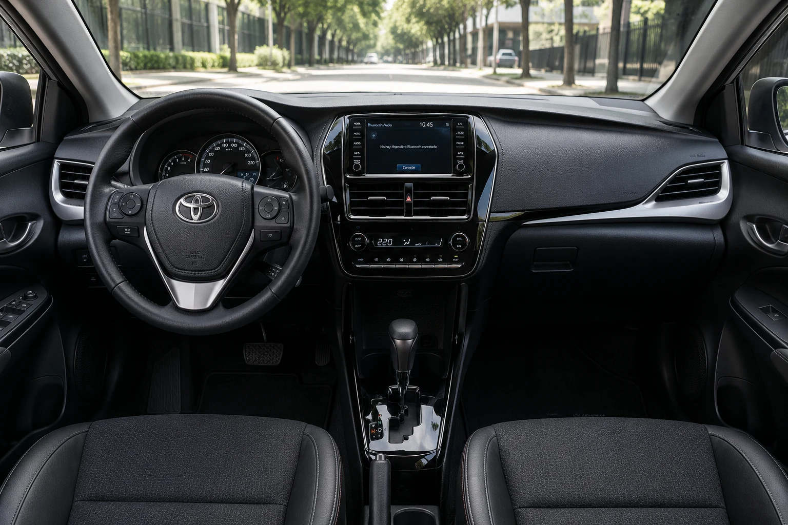 Toyota Yaris XLS automatic interior and dashboard